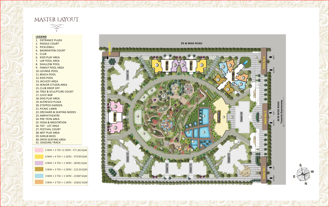 The arista Luxe,Master Plan | DhanBhumi